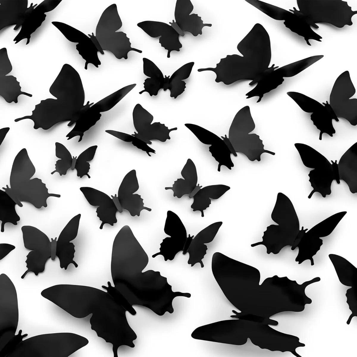Zulay Home 3D Butterfly Wall Decor - 24pcs Butterfly Decor with 3 Different Sizes | Wayfair North America