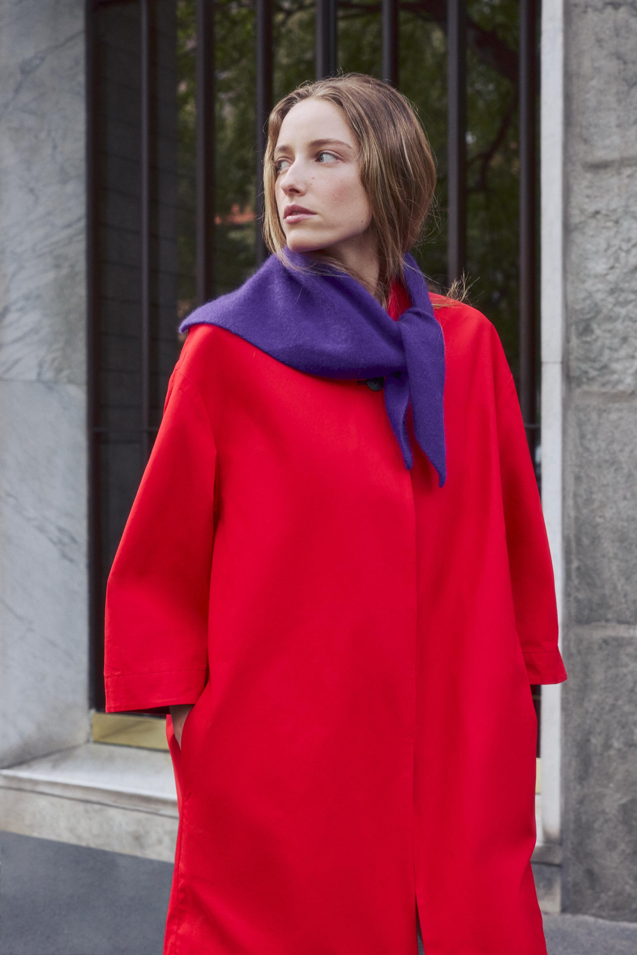SOLID-COLOR 100% CASHMERE BANDANA | Zara US