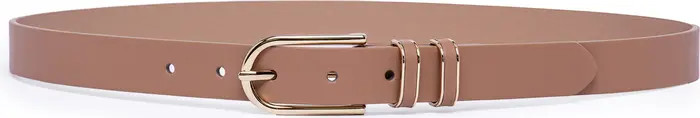 Linea Pelle Double Keeper Faux Leather Belt | Nordstromrack | Nordstrom Rack