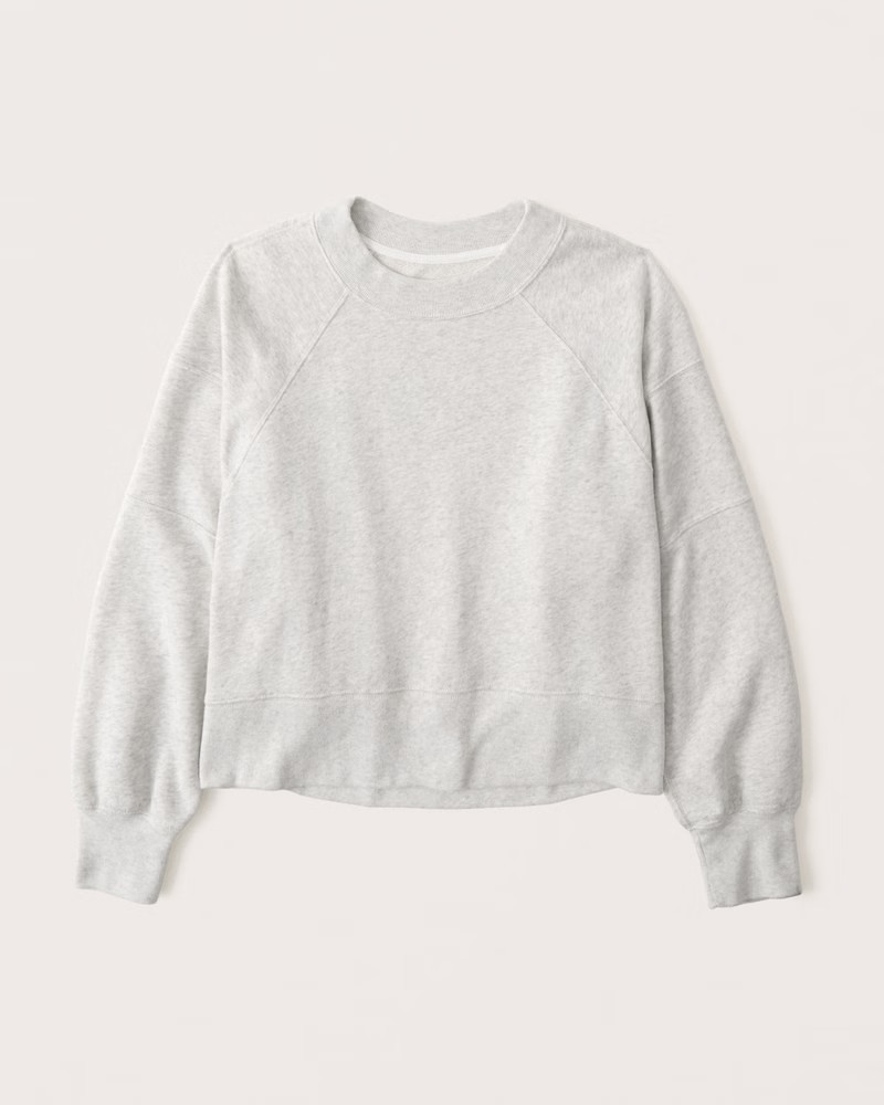 90s Sharkbite Crew Sweatshirt | Abercrombie & Fitch (US)