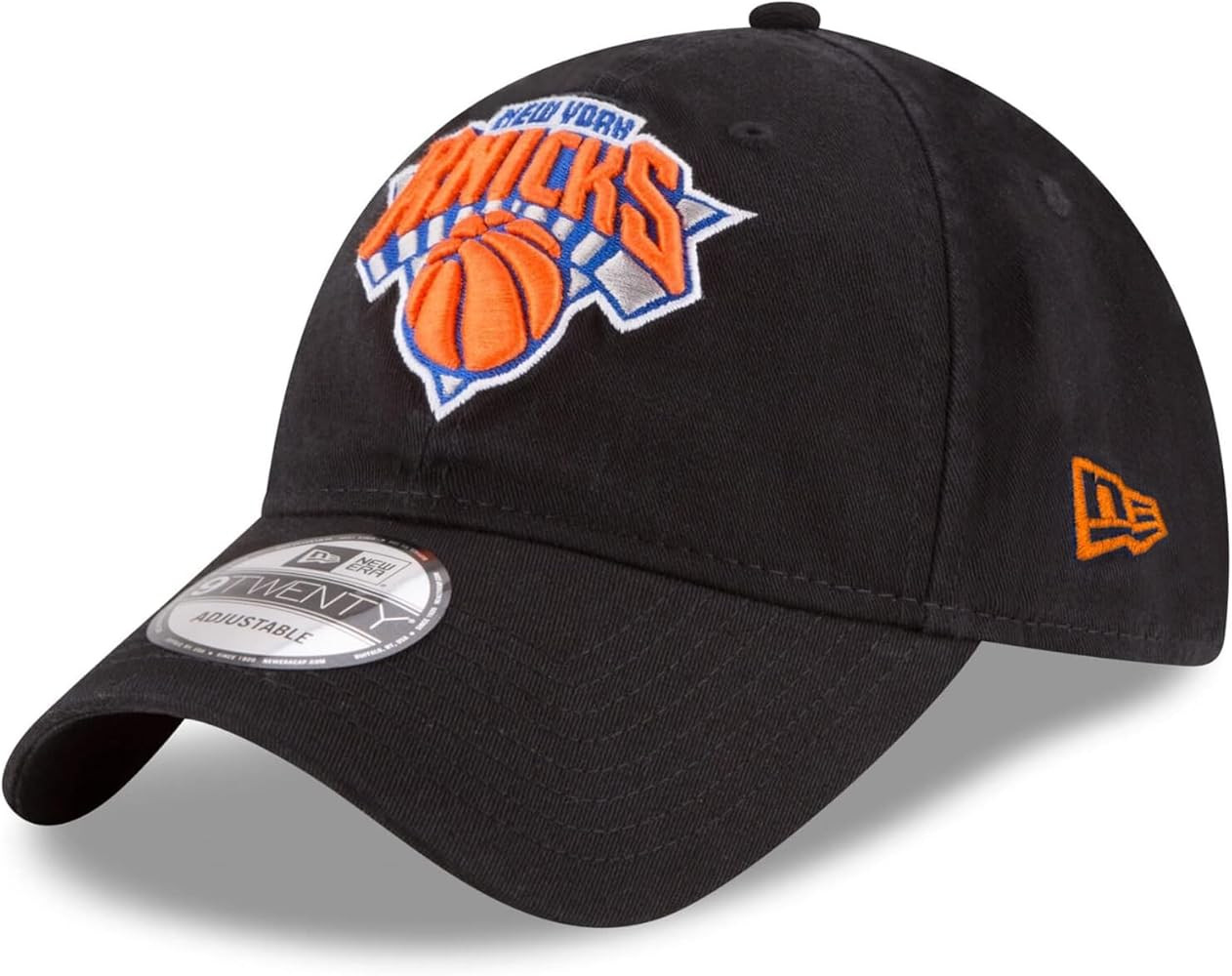 New Era NBA Core Classic 9TWENTY Adjustable Hat Cap One Size Fits All (New York Knicks Black) | Amazon (US)