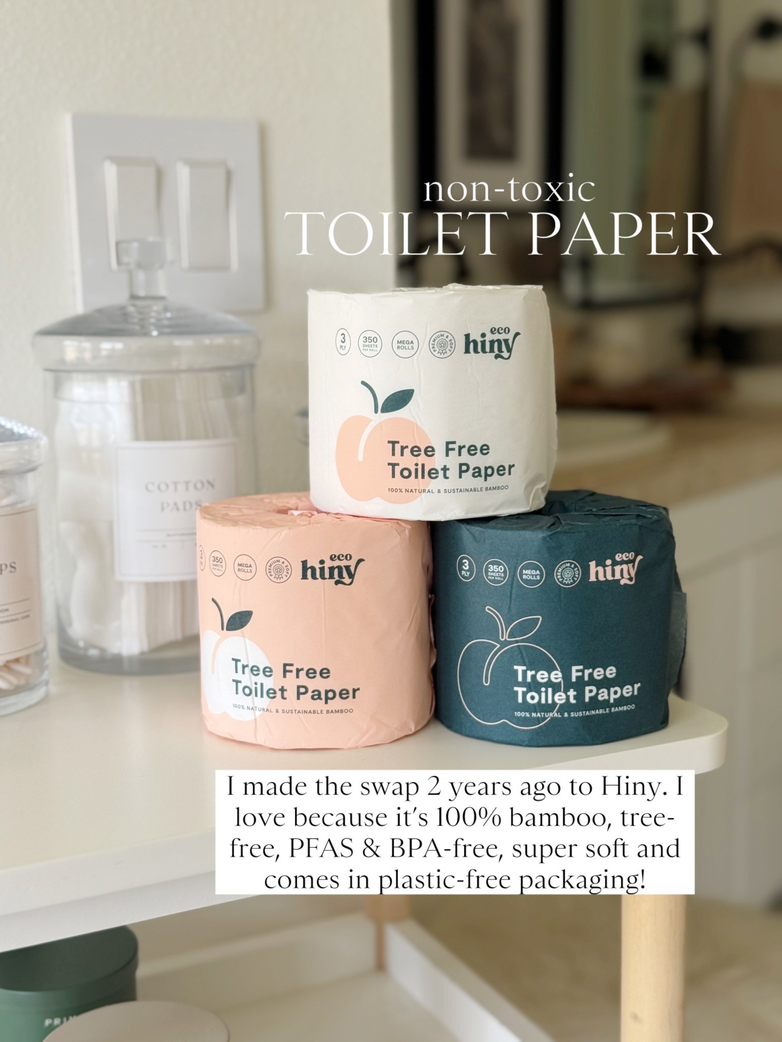 Non-toxic TP worth every penny🧻🧻

Health
Wellness
Bathroom 

#LTKHome #LTKselfcare
