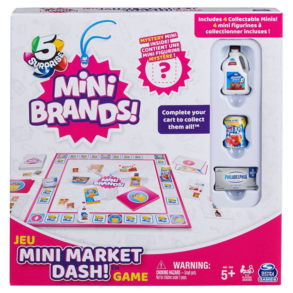 5 Surprise Mini Brands! Mini Market Dash Board Game | Target