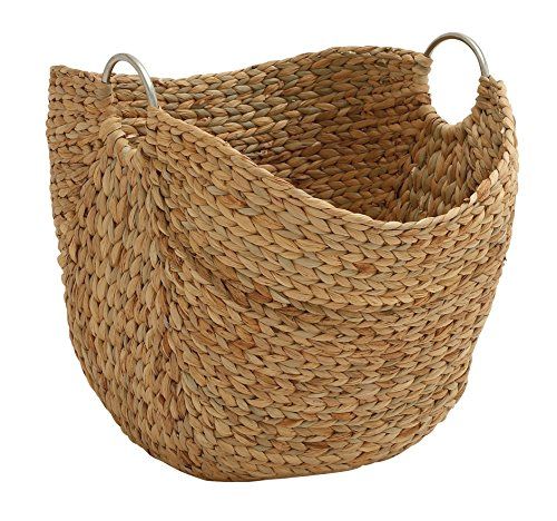 Deco 79 49044 Modern Brown Seagrass Basket With Handles 19" X 21" | Amazon (US)