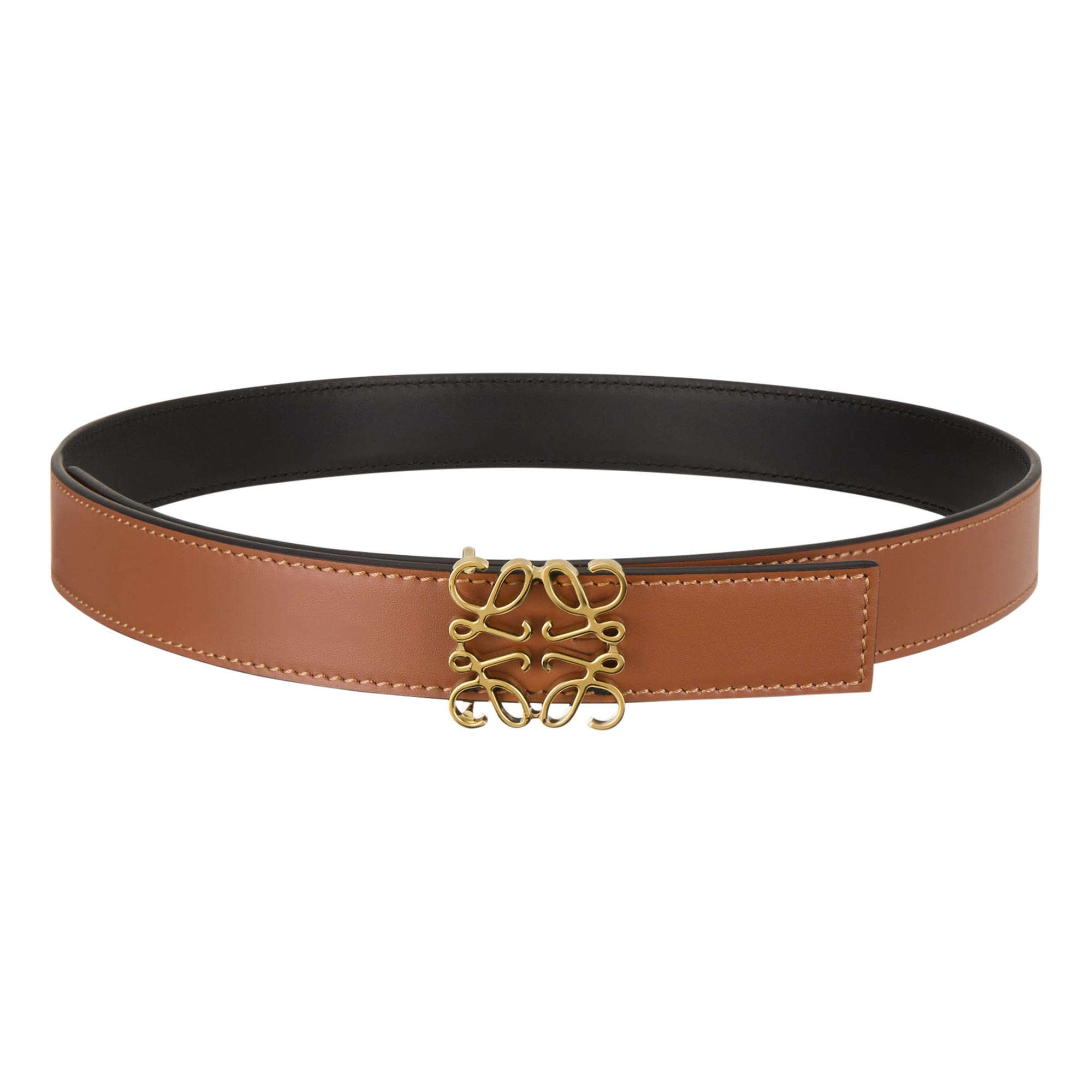 Reversible Anagram Logo Leather Belt | Brown Thomas (IE)