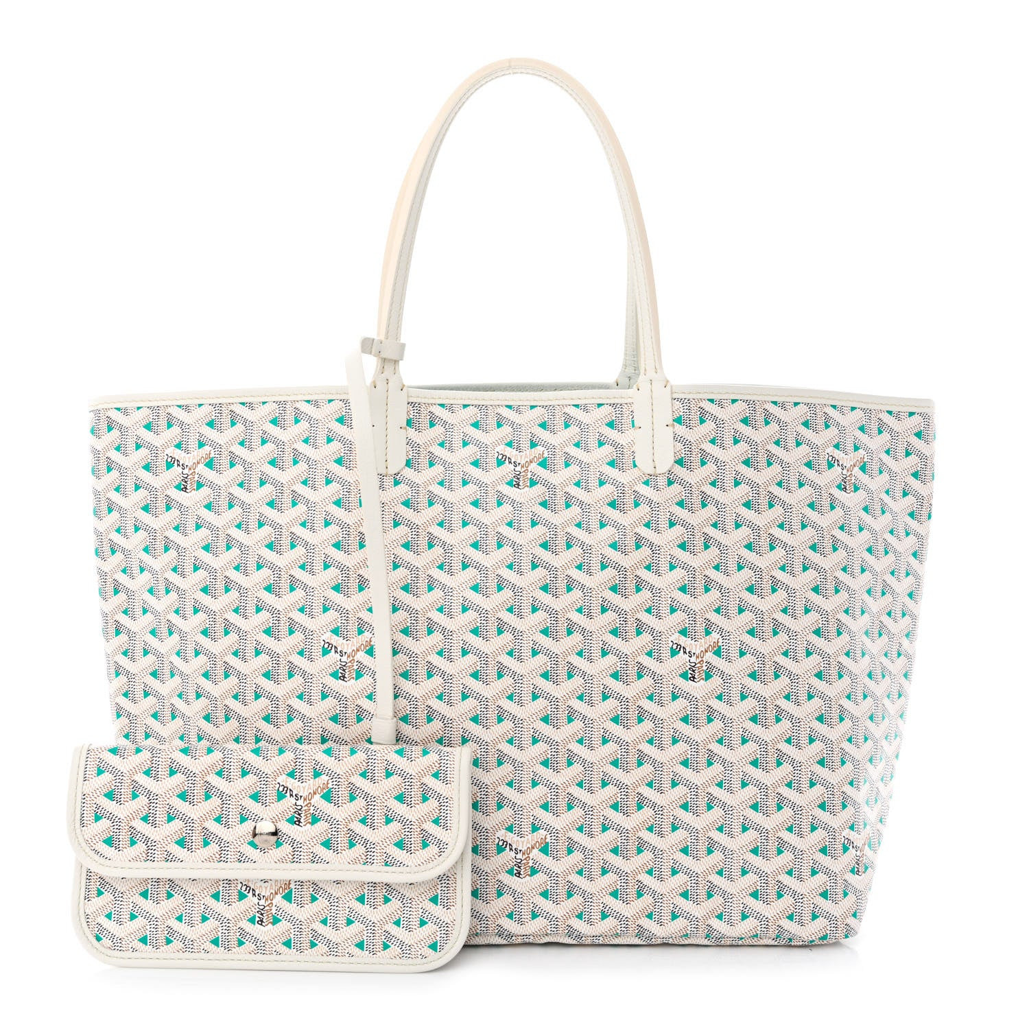 Goyardine Saint Louis Claire Voie PM White Opaline | FASHIONPHILE (US)