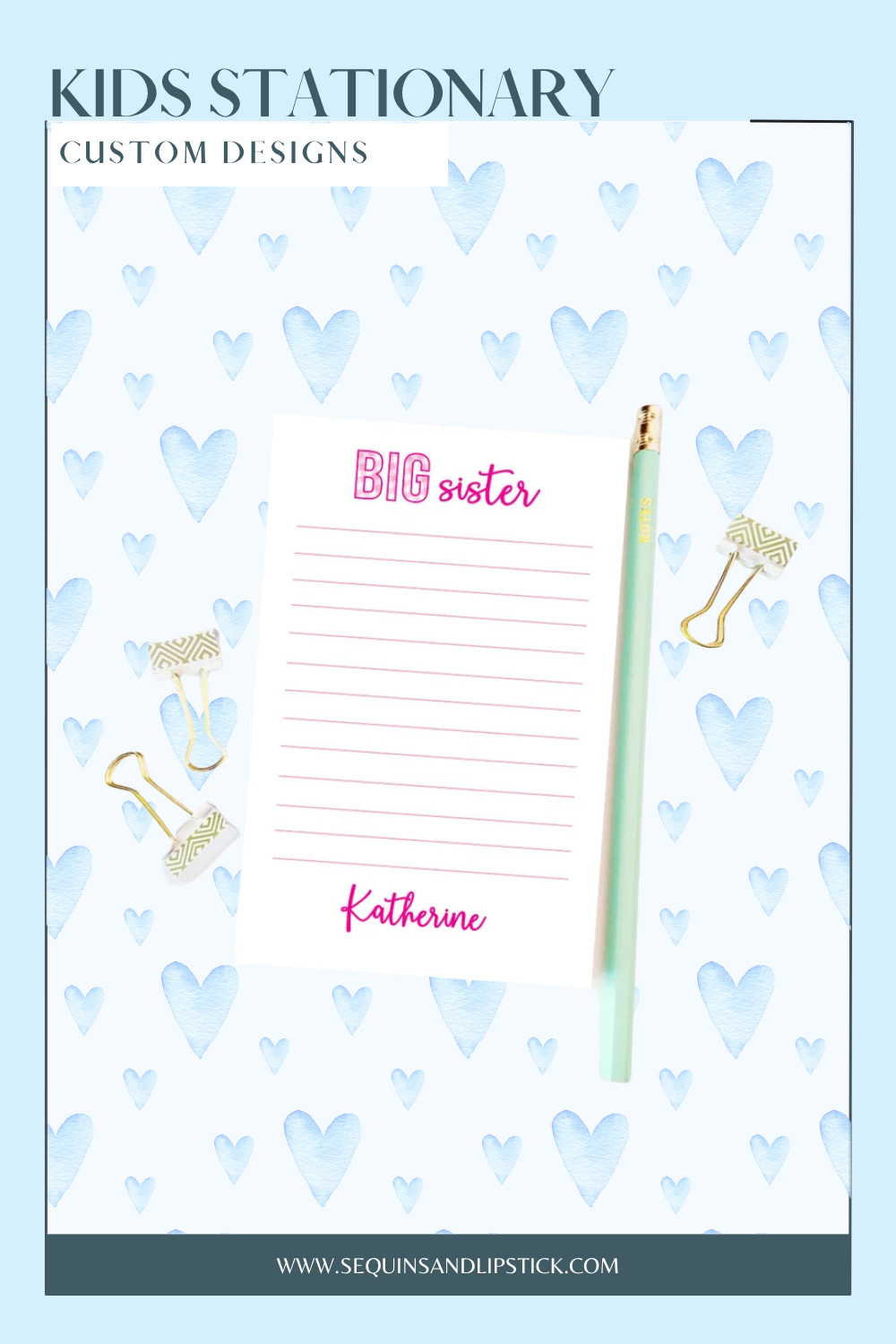 Encourage creativity with personalized kids stationery. Custom notepads featuring names and fun designs make thoughtful gifts for birthdays, big sibling celebrations, and everyday writing fun. 

 #LTKGiftGuide #LTKBaby #LTKKids
