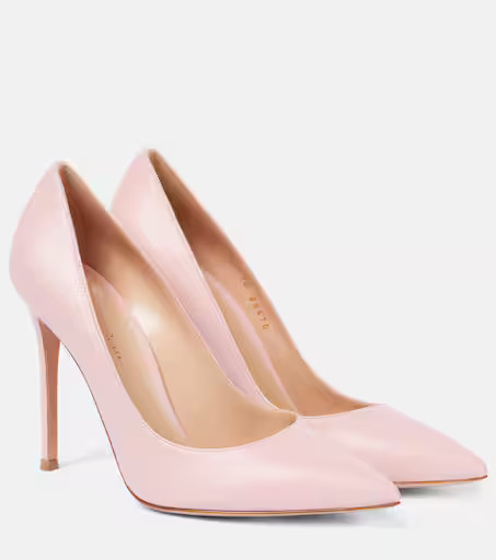 Gianvito 105 leather pumps | Mytheresa (UK)