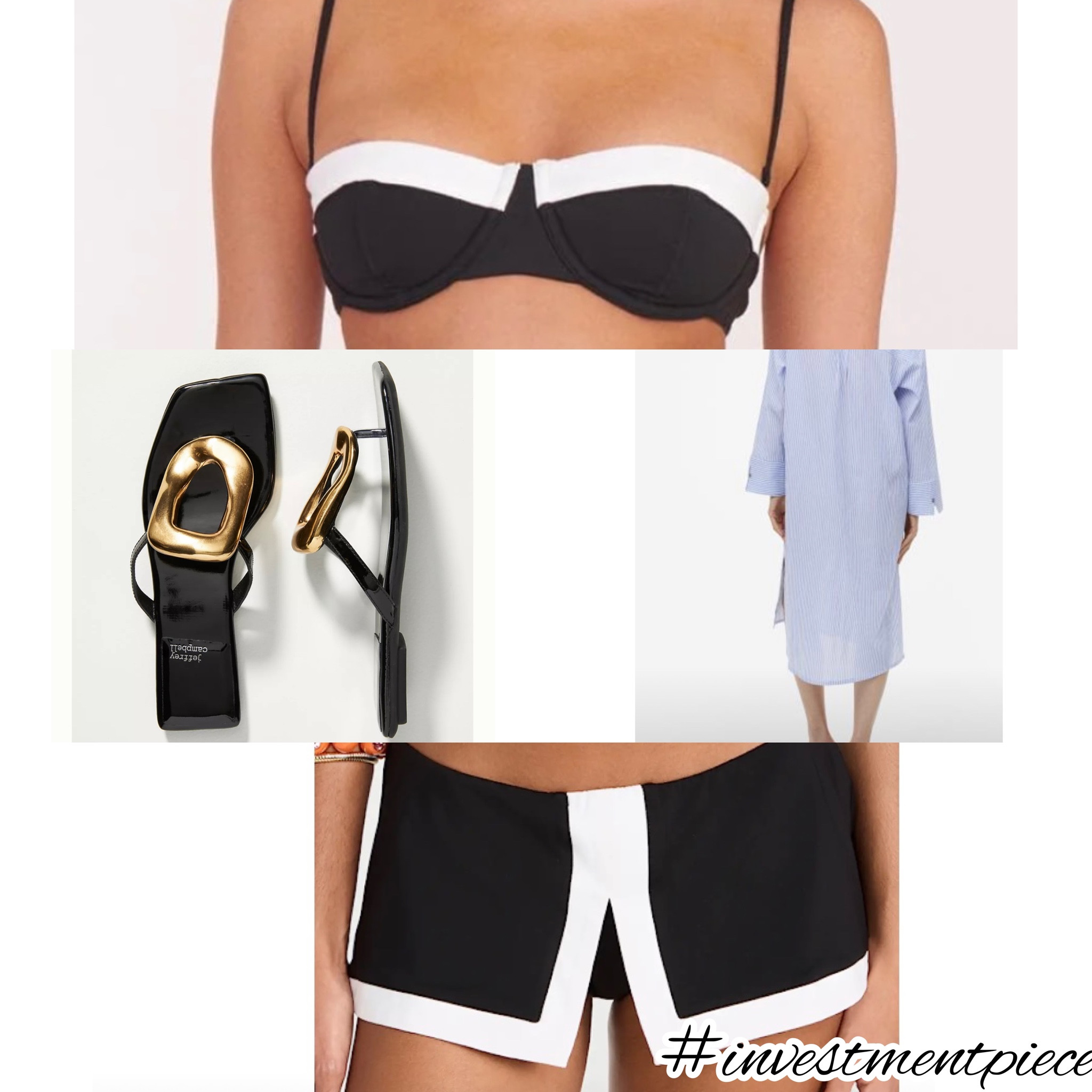 What I want to wear all summer long- this bikini with a skirt- pro tip- tie the shirt dress over your waist and you’re good to go to cocktails and brunch and more! I also love these sandals with it! #investmentpiece 

#LTKSeasonal #LTKswim #LTKstyletip