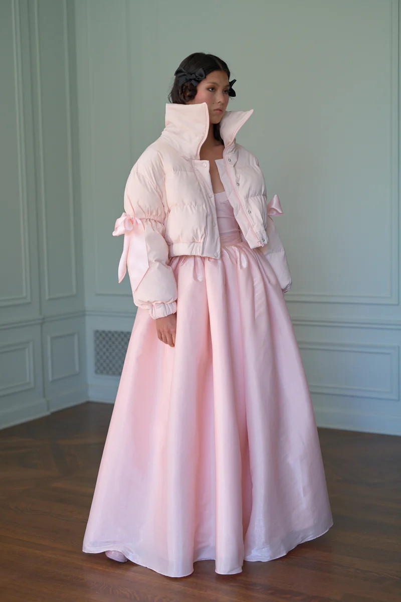 The Castle Pink Marshmallow Puffer | Selkie Collection