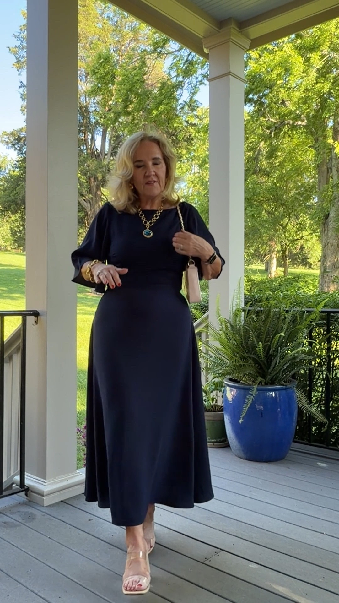 Julie Vos pendant is such a pretty statement
Dress size 8 

Wedding guest dress classic dress MOG MOG

#LTKSaleAlert #LTKOver40 #LTKWedding