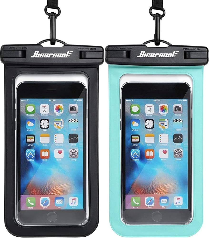Hiearcool Waterproof Phone Pouch, Waterproof Phone Case for iPhone 15 14 13 12 Pro Max, IPX8 Cell... | Amazon (US)