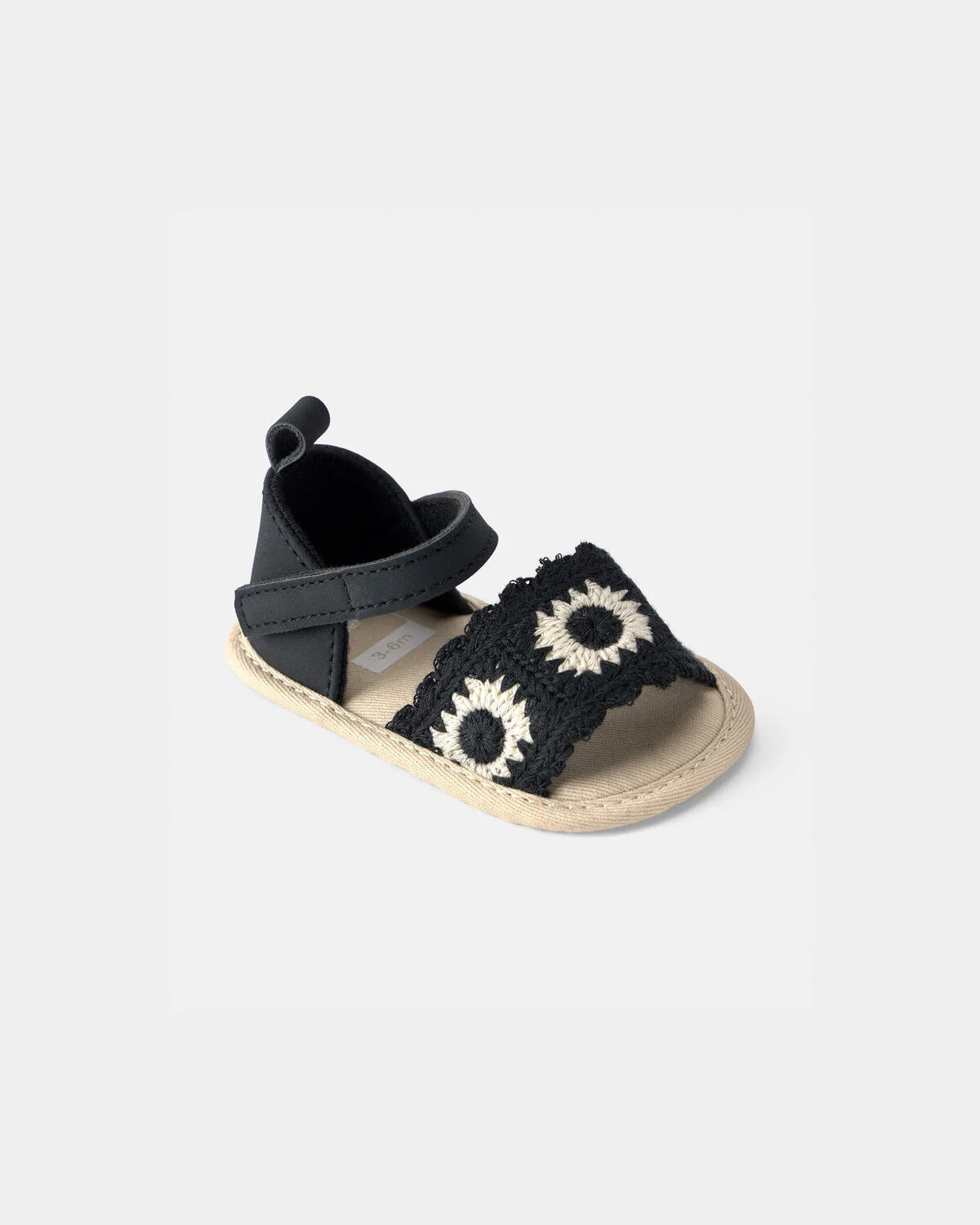 Baby Girl Crochet Sandals - Black | Carter's Inc