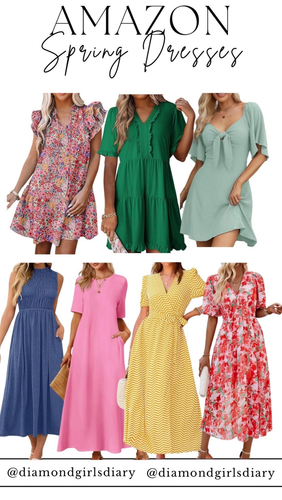 Pretty spring dresses from Amazon. 


#LTKSeasonal #LTKOver40 #LTKSaleAlert