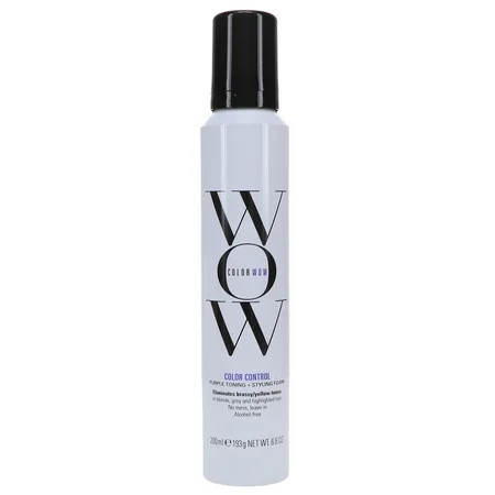 COLOR WOW Color Control Purple Toning + Styling Foam for Light Hair 6.8 oz | Walmart (US)