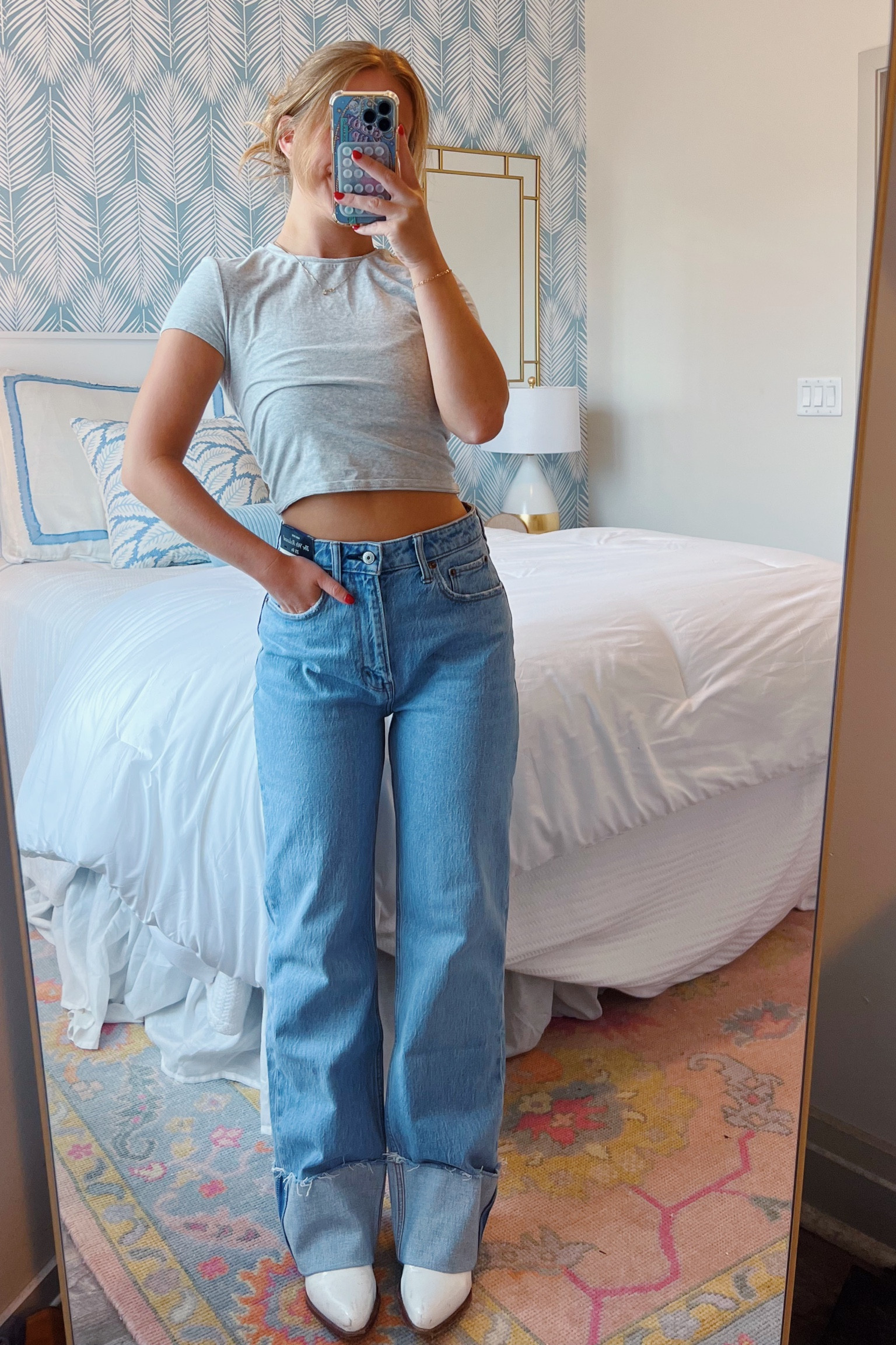 my new favorite jeans 🥹🩵 on sale right now too! 

#LTKBacktoSchool #LTKunder100 #LTKSale