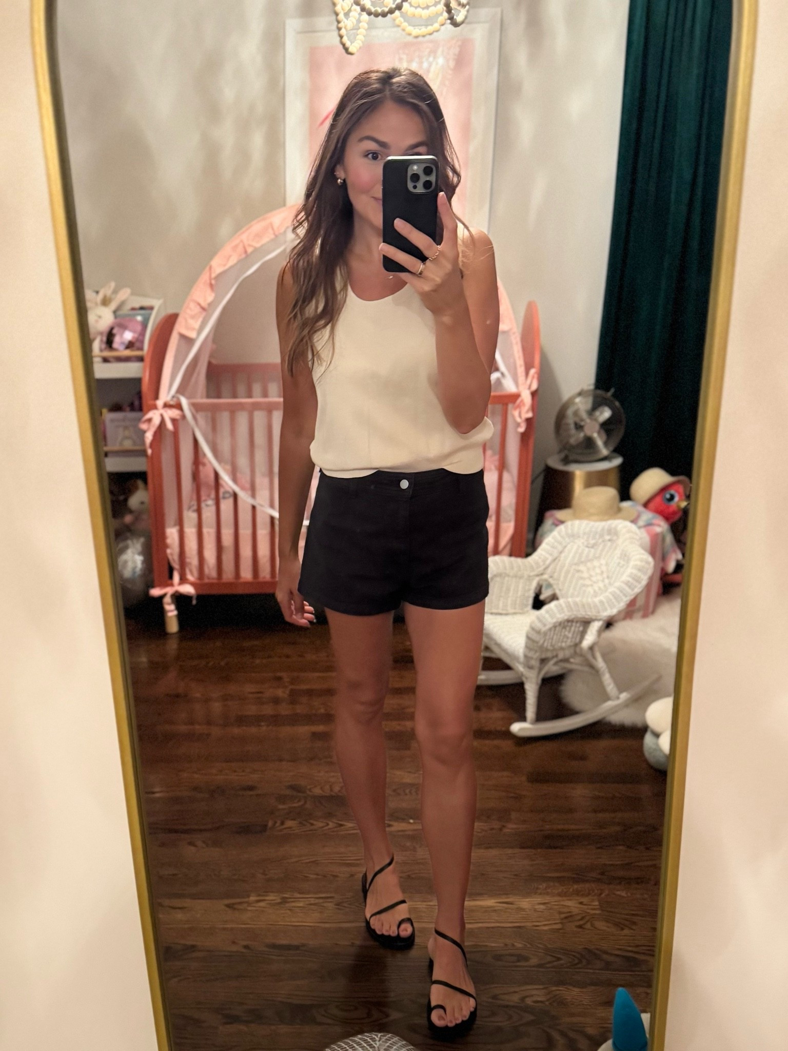 Sweater tank; wearing a small (color: beige)

Black strappy sandals: TTS

#LTKootd #LTKmomlife #LTKSaleAlert