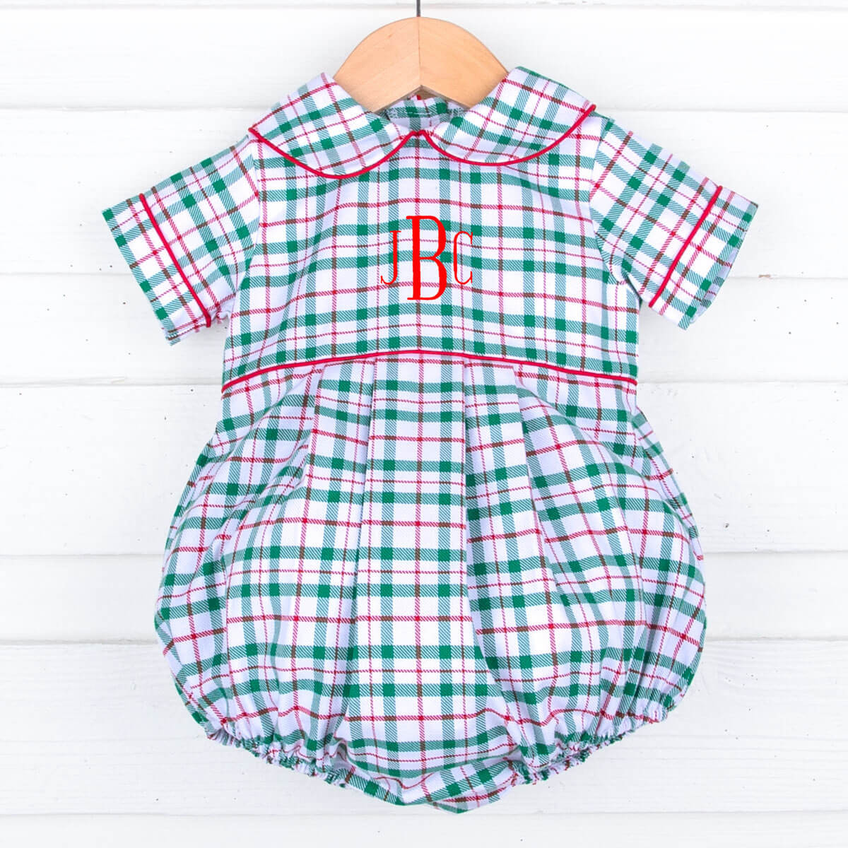 Windsor Plaid Collared Bubble | Classic Whimsy
