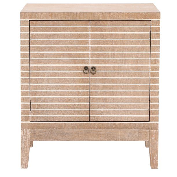 DecMode Wood Contemporary Cabinet, Light Brown, 36"H | Walmart (US)