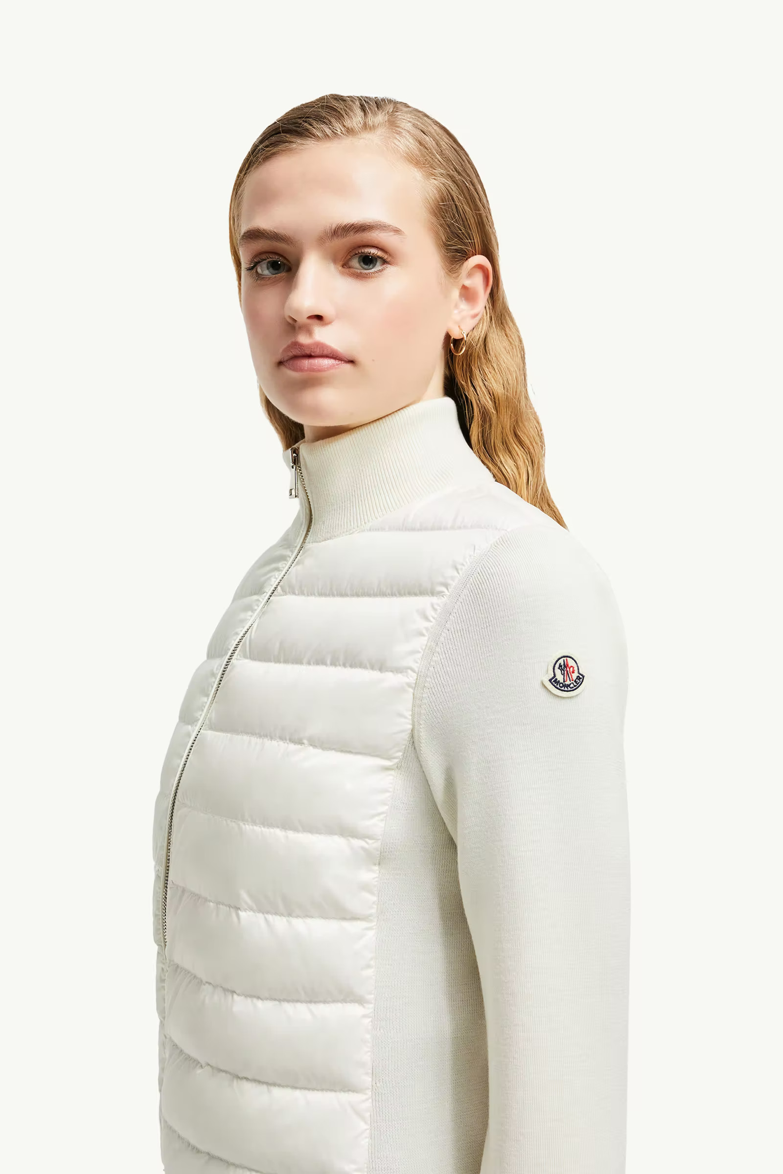 Padded Wool Zip-Up Cardigan | Moncler