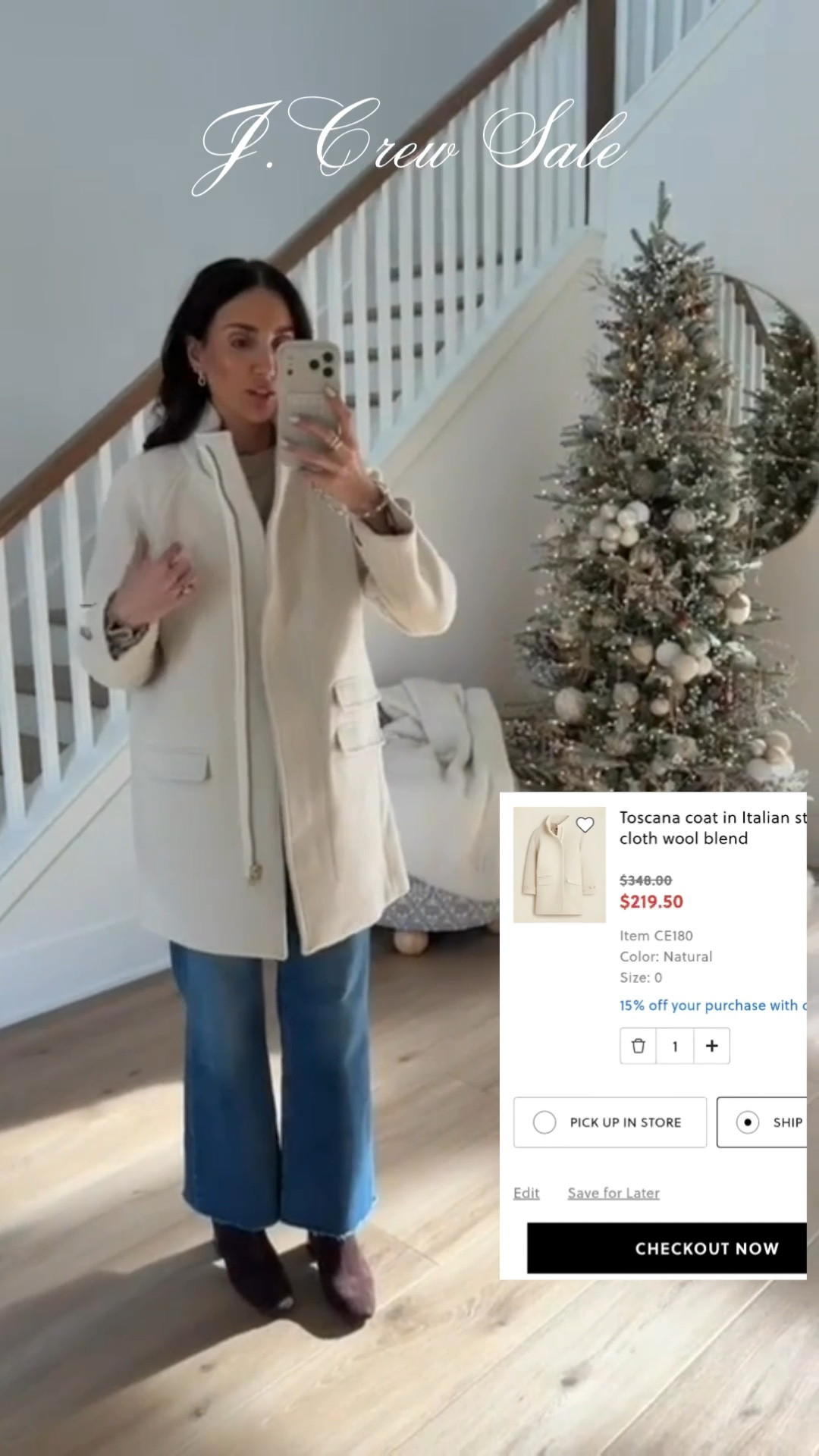 Beautiful coat on sale, jcrew coats, wool coat, office outfit, annabrstyle. Extra 15% off at J.Crew code EXTRA.

#LTKHoliday #LTKSaleAlert #LTKOver40