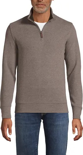 Lands' End Bedford Rib Quarter Zip Sweater | Nordstrom | Nordstrom