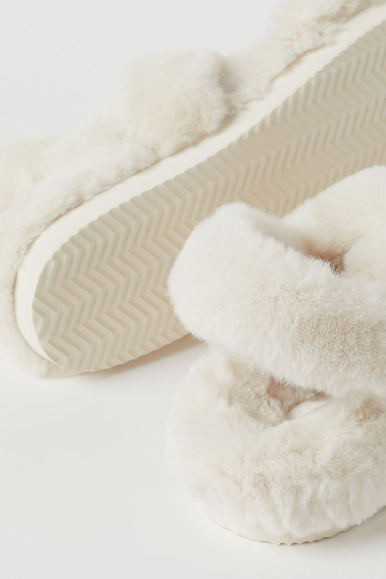 Faux Fur Sandals | H&M (US + CA)