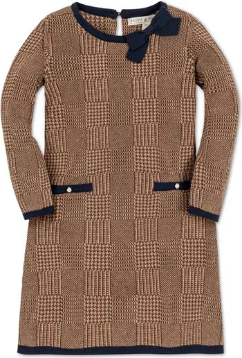 Girls' Organic Bow Sweater Dress, Toddler | Nordstrom