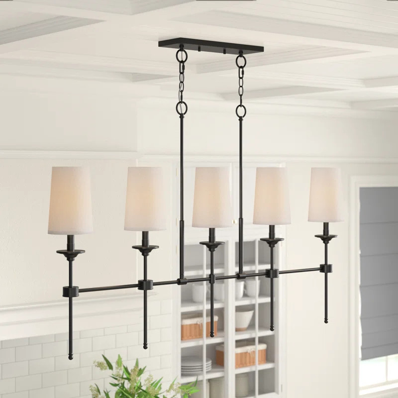 Hayse 5 - Light Dimmable Linear Chandelier | Wayfair North America