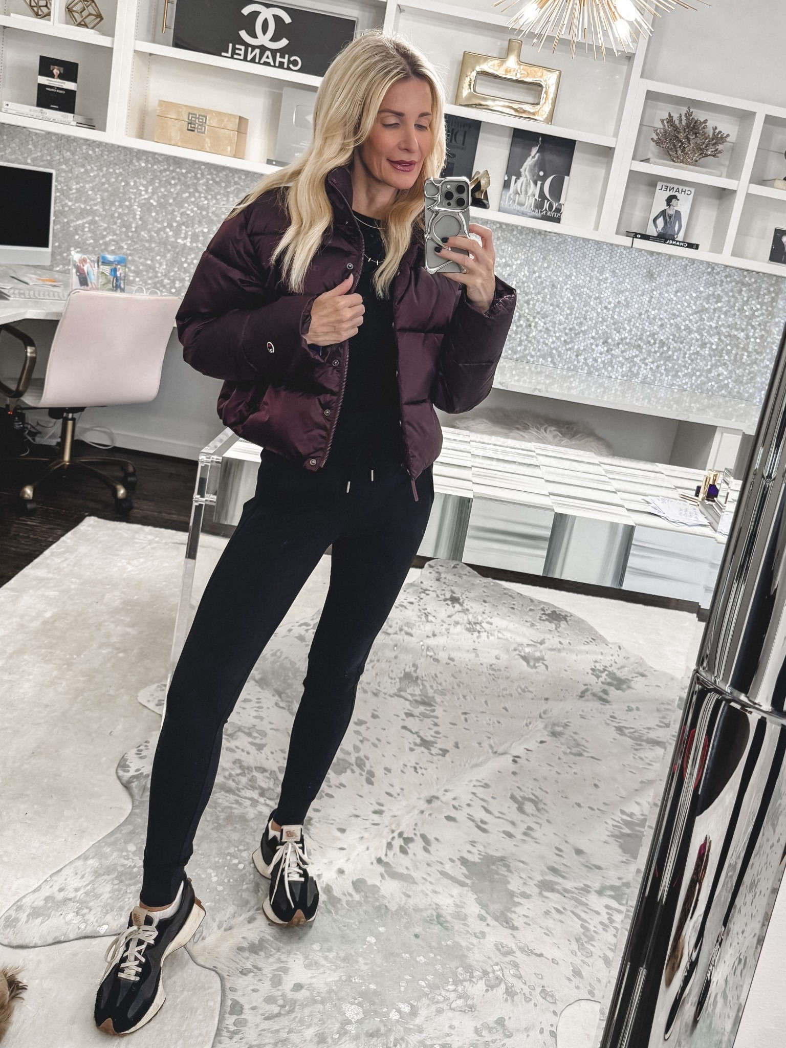This cropped burgundy puffer is one of those easy layers that instantly pulls a casual look together and it's on MAJOR SALE for Under $90!! I paired it with my favorite under-$59 joggers that I wear all the time — they’re comfy, flattering, and perfect for everyday wear. This outfit is ideal for errands, travel days, or relaxed weekends when comfort is key. I’m wearing an XS in the burgundy puffer, and the joggers fit true to size.  

 #LTKActive #LTKSaleAlert #LTKFindsUnder100