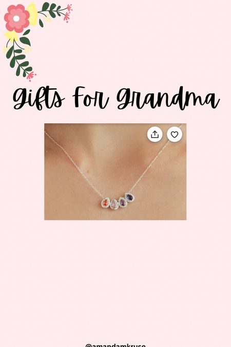 Mother’s Day 
Gift for grandma
Birthstone necklace 

#LTKGiftGuide #LTKfindsunder50