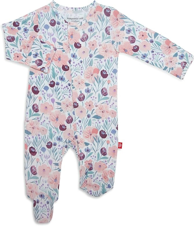 Magnetic Me Footie Pajamas Soft Modal Baby Sleepwear with Quick Magnetic Fastener | Boys and Girl... | Amazon (US)