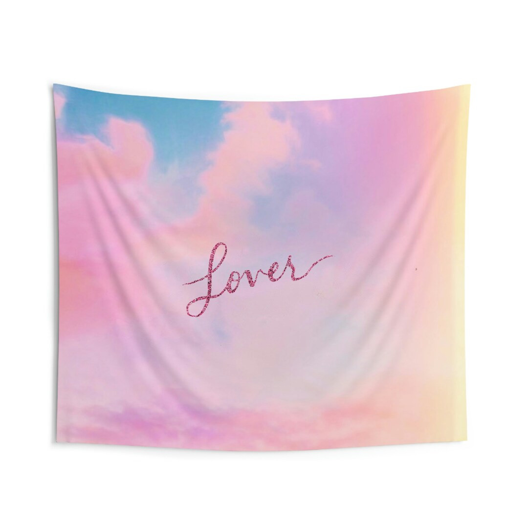 Taylor Swift Tapestry, Lover Taylor Swift Room Decor, Pop Star Wall Art, Hanging Art Swifties | Etsy (US)