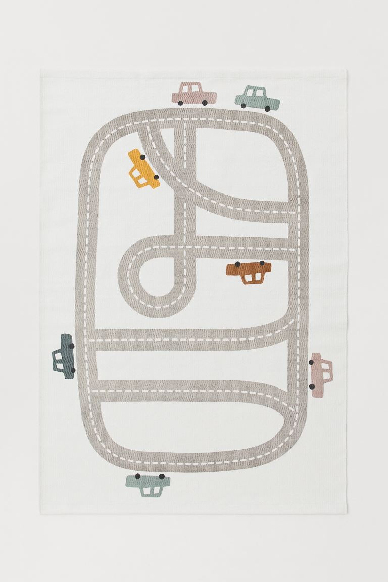 Cotton Rug with Printed Motif | H&M (US + CA)