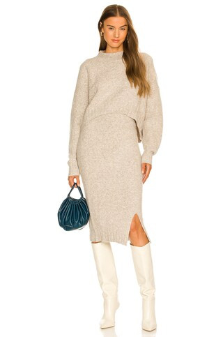 SNDYS Late Lunch Sweater in Stone from Revolve.com | Revolve Clothing (Global)