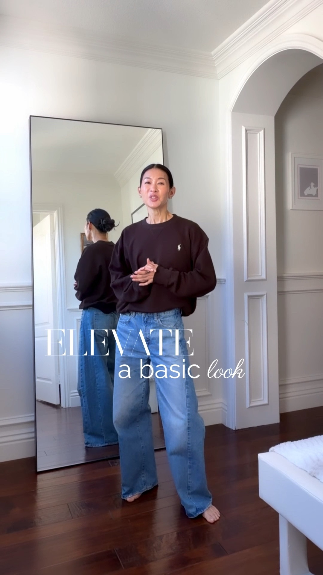 Elevate a sweatshirt and jeans look with pieces you already have in your closet. Look casual but polished with a few additions and style tips. 

#LTKootd #LTKgrwm #LTKOver40