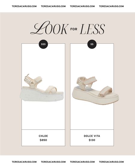 Look for less: Chloe platform sandals 

#LTKShoeCrush #LTKStyleTip