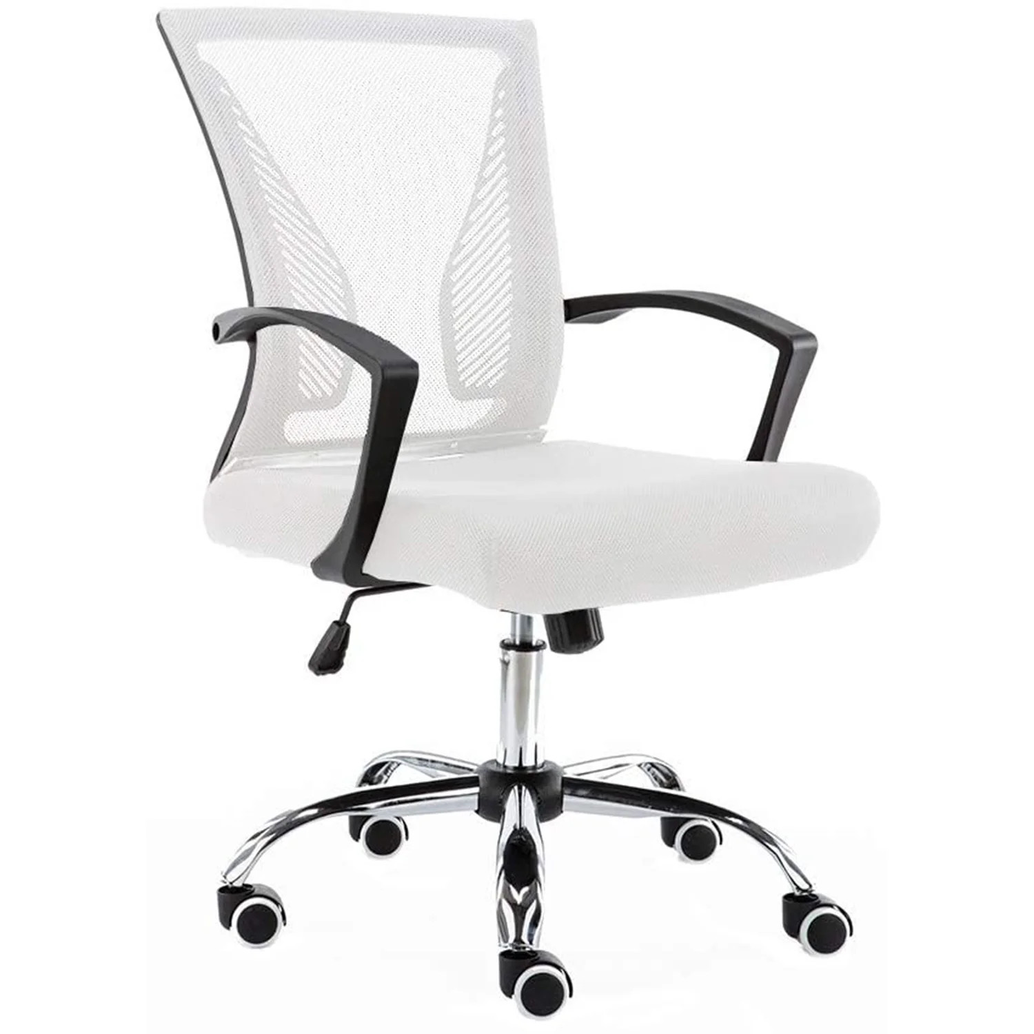 Modern Home Zuna Ergonomic Mesh Back Office Desk Chair, Black & White | Walmart (US)