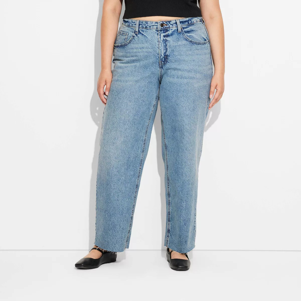 Women's Mid-Rise 90's Relaxed Straight Jeans - Wild Fable™ | Target