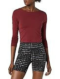 Core 10 Women's Soft Cotton Cropped Length Back Knot Long Sleeve Yoga T-Shirt | Amazon (US)