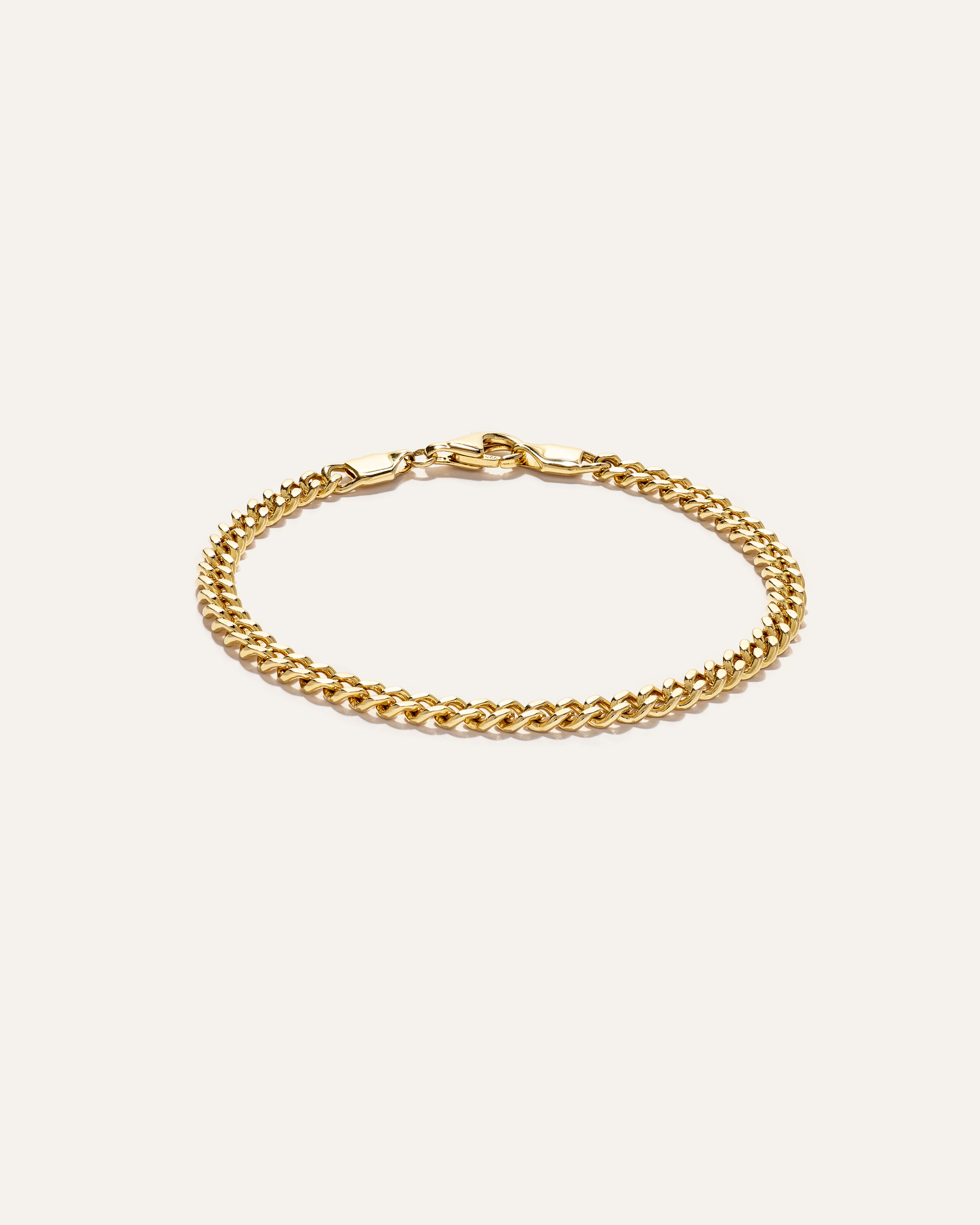 Quince | Men's Cuban Curb Chain Bracelet in Gold Vermeil, Size 8 | Quince