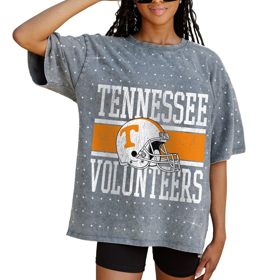 Tennessee Volunteers Gameday Couture Women's On the Ball Oversized T-Shirt - Gray | Fanatics