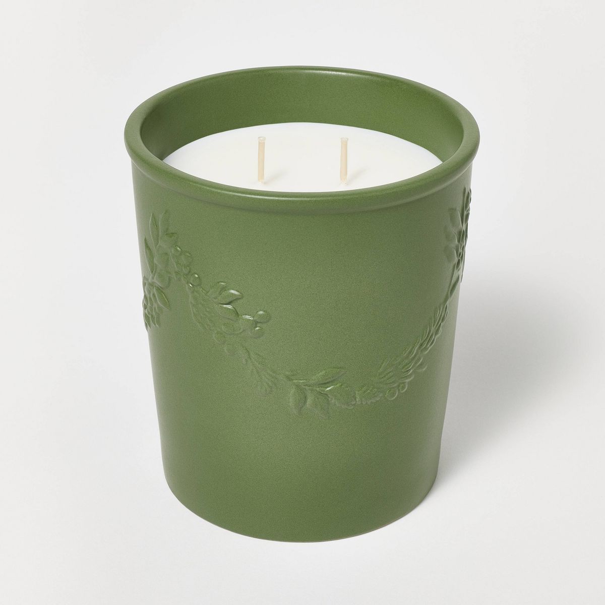 25oz Ceramic Candle Green - Threshold™ designed with Studio McGee | Target