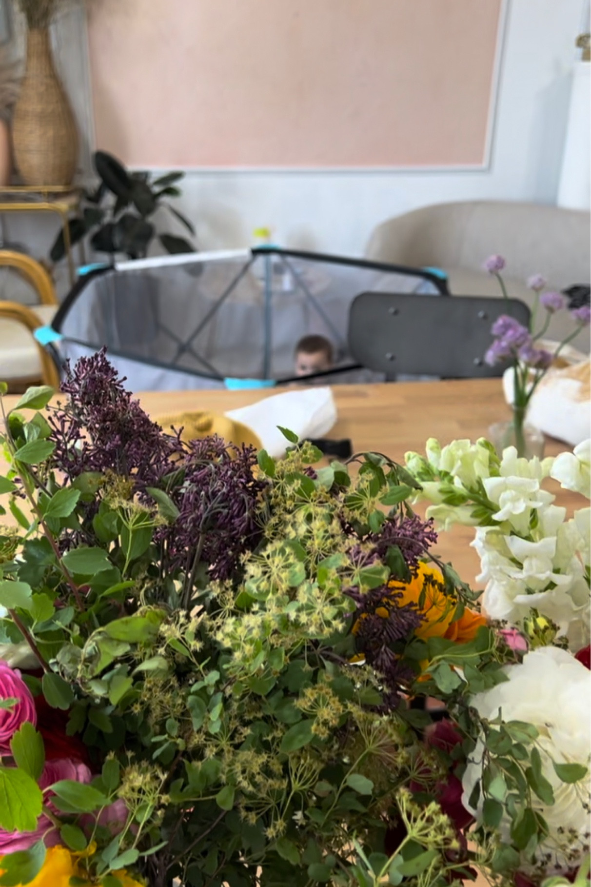 Easiest baby playpen ever. I can open with one hand and the bottom touches the floor so he’s not wobbling like in a pack & play! 

#LTKfamily #LTKkids #LTKbump