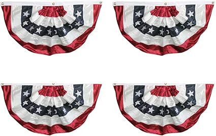 Super Tough 27in x 54in Polyester Pleated Fan - High Tech Shiny Knit (4-Pack) | Amazon (US)