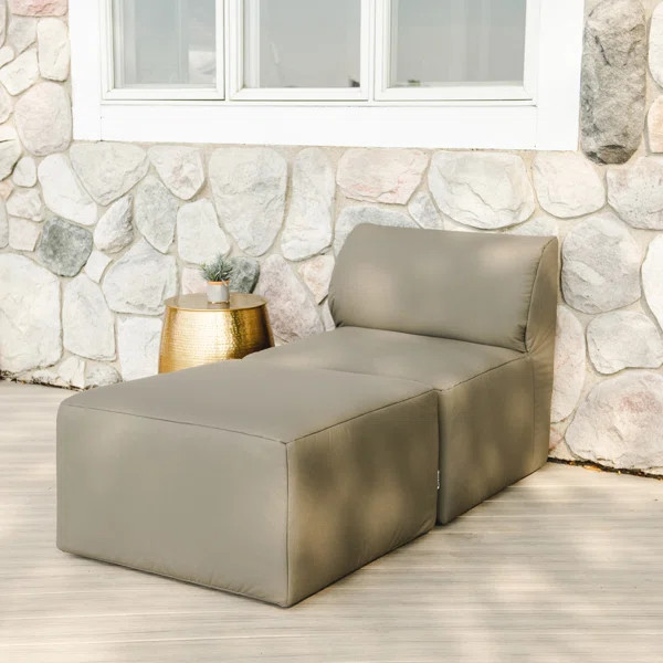 Big Joe Patio Outdoor Lounge Chair & Ottoman Set | AllModern