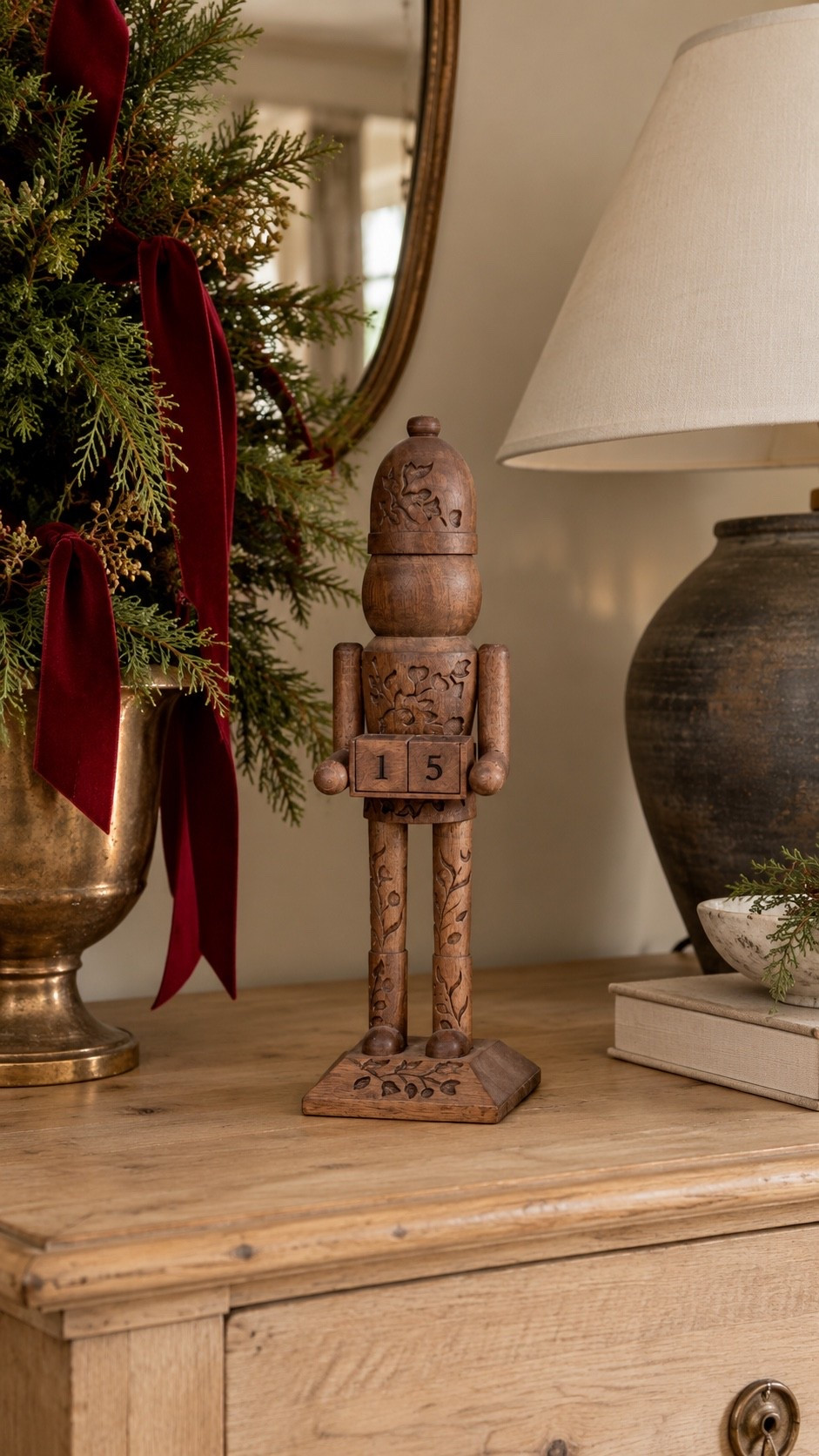 The cutest countdown to Christmas Nutcracker Nutcracker advent calendar new from Magnolia holiday decor one of a kind holiday

#LTKSaleAlert #LTKHome