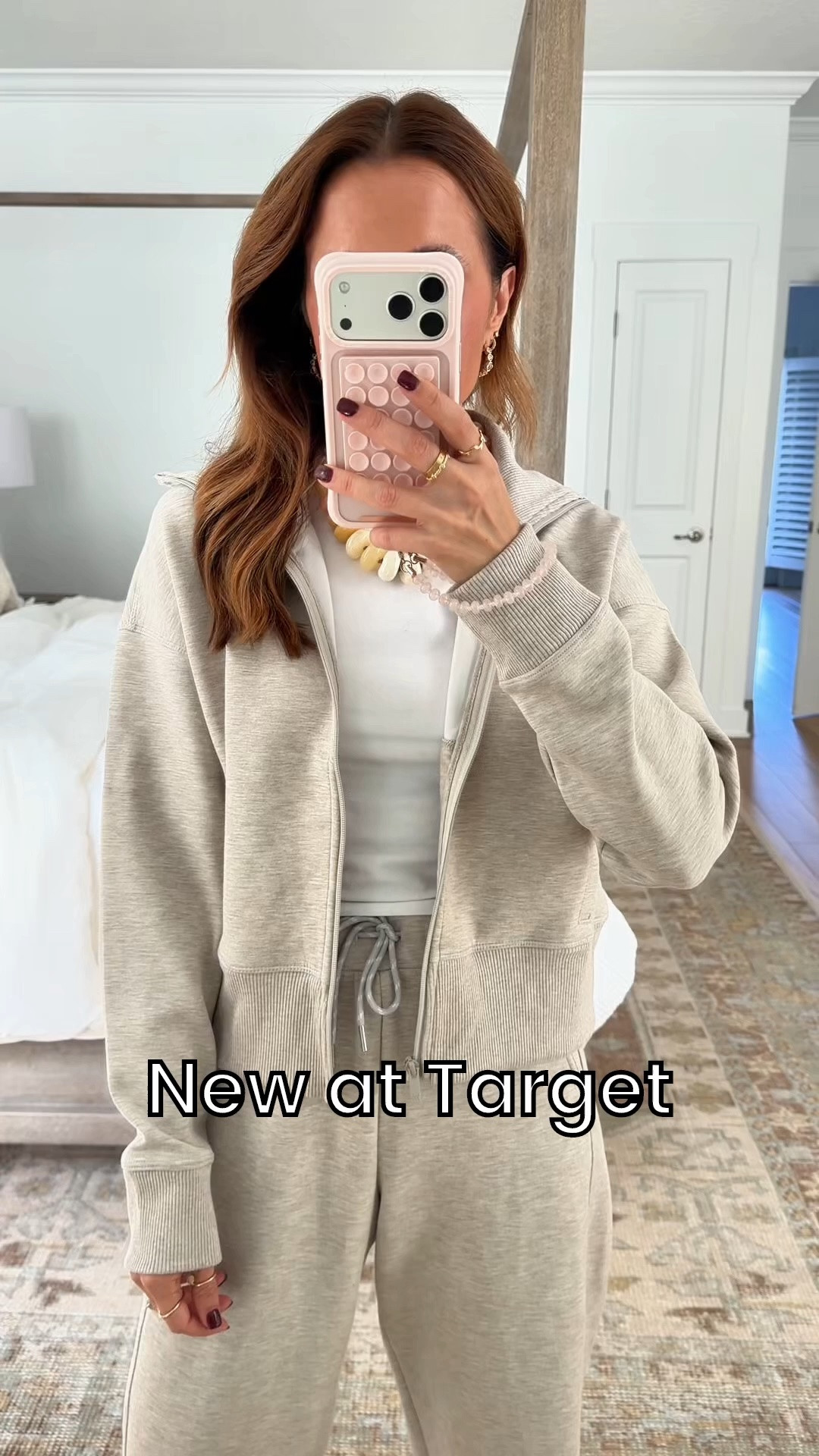 New fall arrivals from Target! Fall outfits. Fall style. Casual outfits. Mom outfits. Matching pant set in XS. Airport outfit. Travel outfit. Size down in pants. I love this fabric!! 
#LTKgrwm #LTKootd #LTKPetite