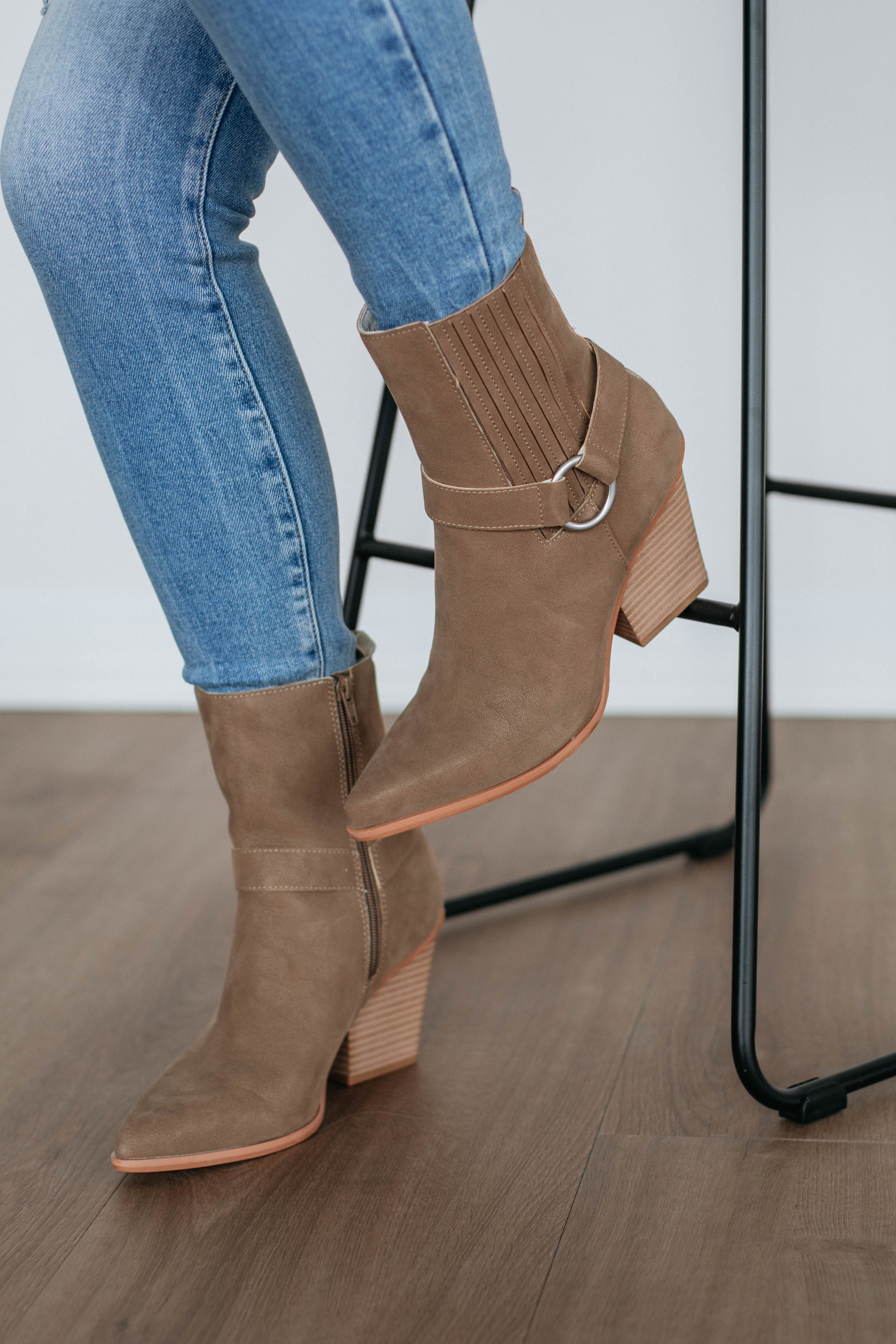 Reckless Attitude Boots - Dark Taupe | Wild Oak Boutique