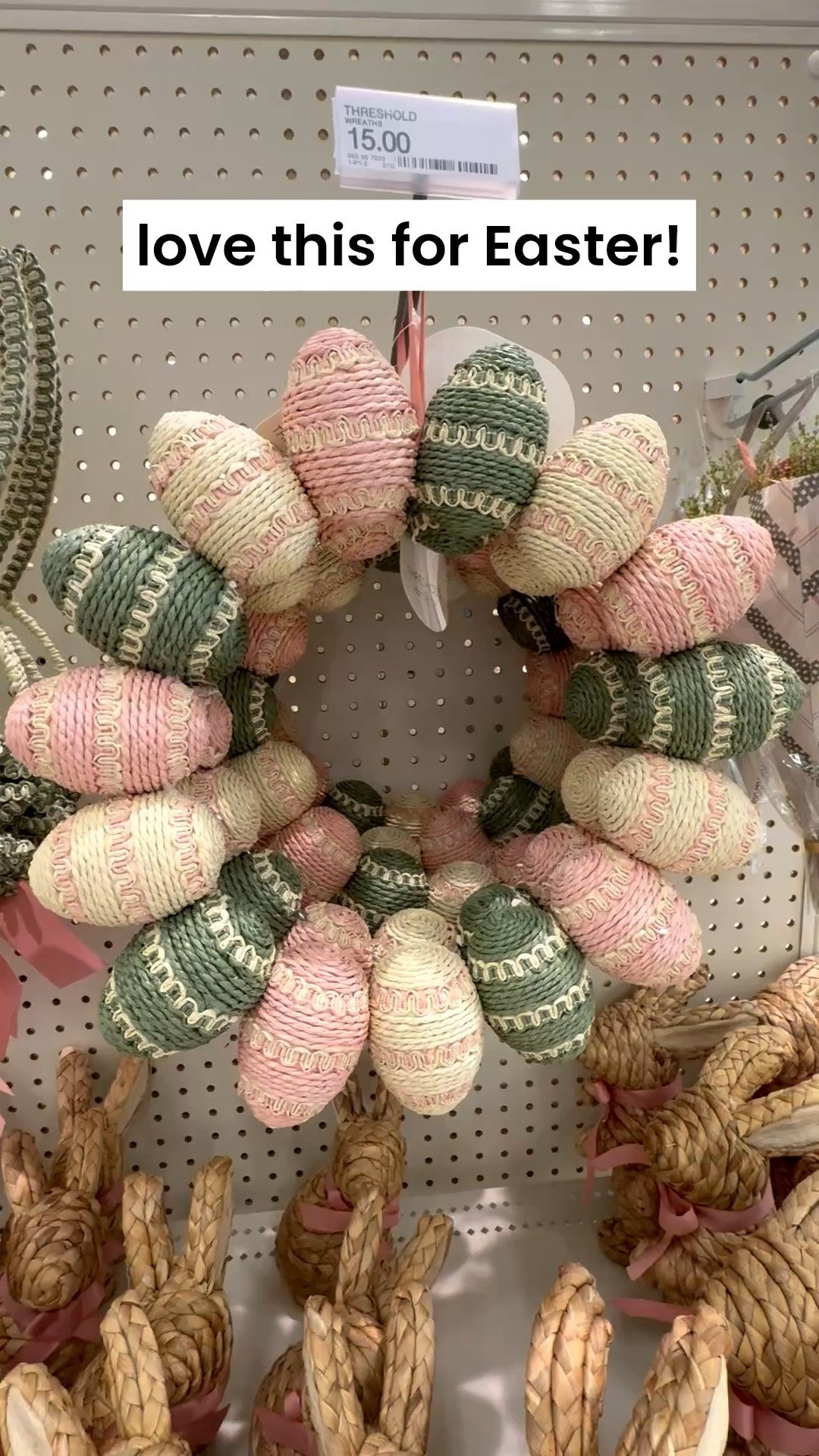 Easter decor! How perfect is this spring wreath?

#LTKKids #LTKSeasonal #LTKHome